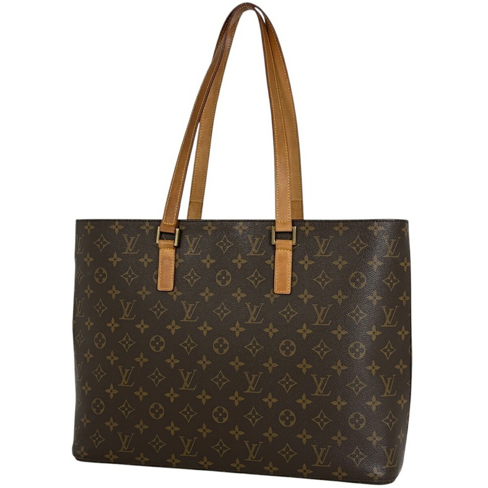 Louis Vuitton Luco Shoulder Bag Tote Monogram Brown